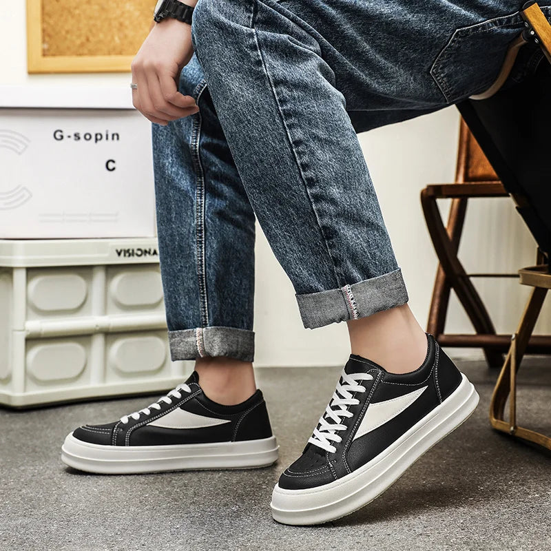 Men's Casual Sneakers - Personalized Design Skateboard Running Trainers