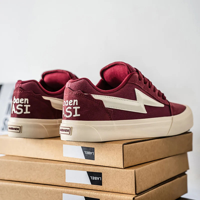 Lightning Design Sneakers - Men's High Performance Running & Basketball Trainers