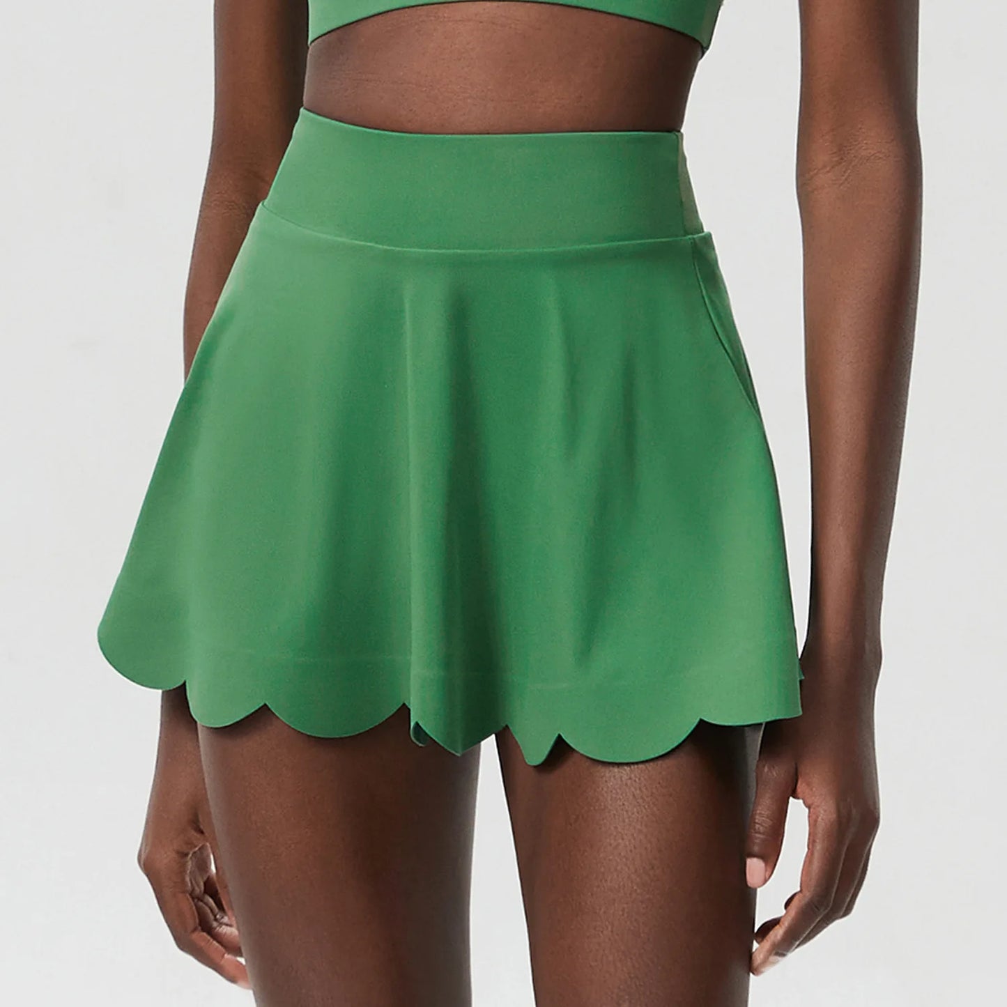 Tennis Skirt with Built-in Shorts - Quick Dry Athletic Skort