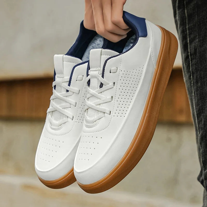 Men's Versatile Casual Sneakers - Lace-Up Running Sports Trainers