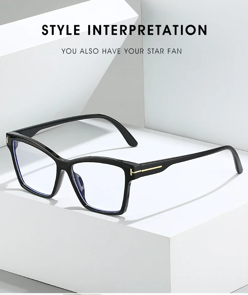 Anti Blue Light Cat Eye Glasses - Fashionable Retro Eyeglass Frame