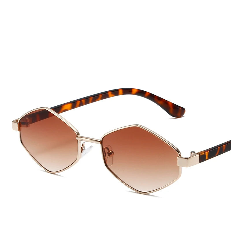 Polygonal Sunglasses - Retro Metal Frame UV400 Protection for Men & Women