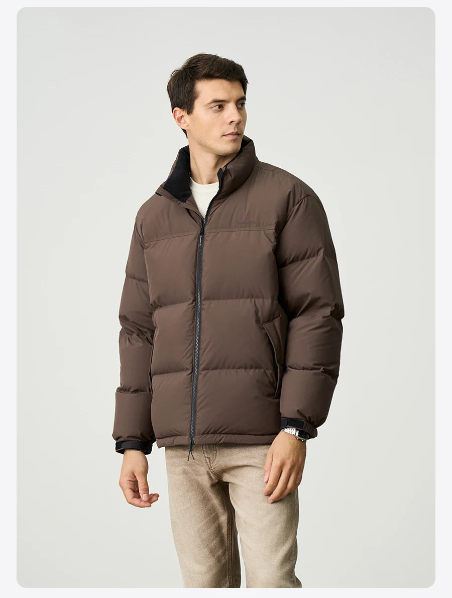 Men's Winter Oversize 90% White Duck Down Coats Warm Comfortable Down Puffer Jacket