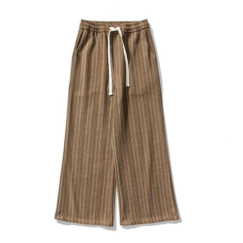 Men's Striped Casual Trousers