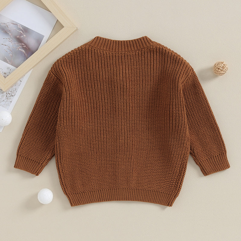 0-24M Baby Girls Boys Knit Sweater - Cardigan Long Sleeve Button Up Knitwear