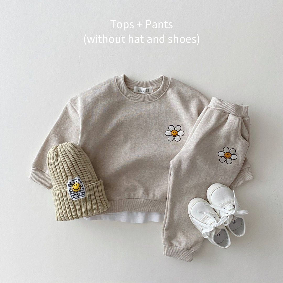 Children's Baby, 2Pcs Set Cotton Long Sleeve Clothes Sets