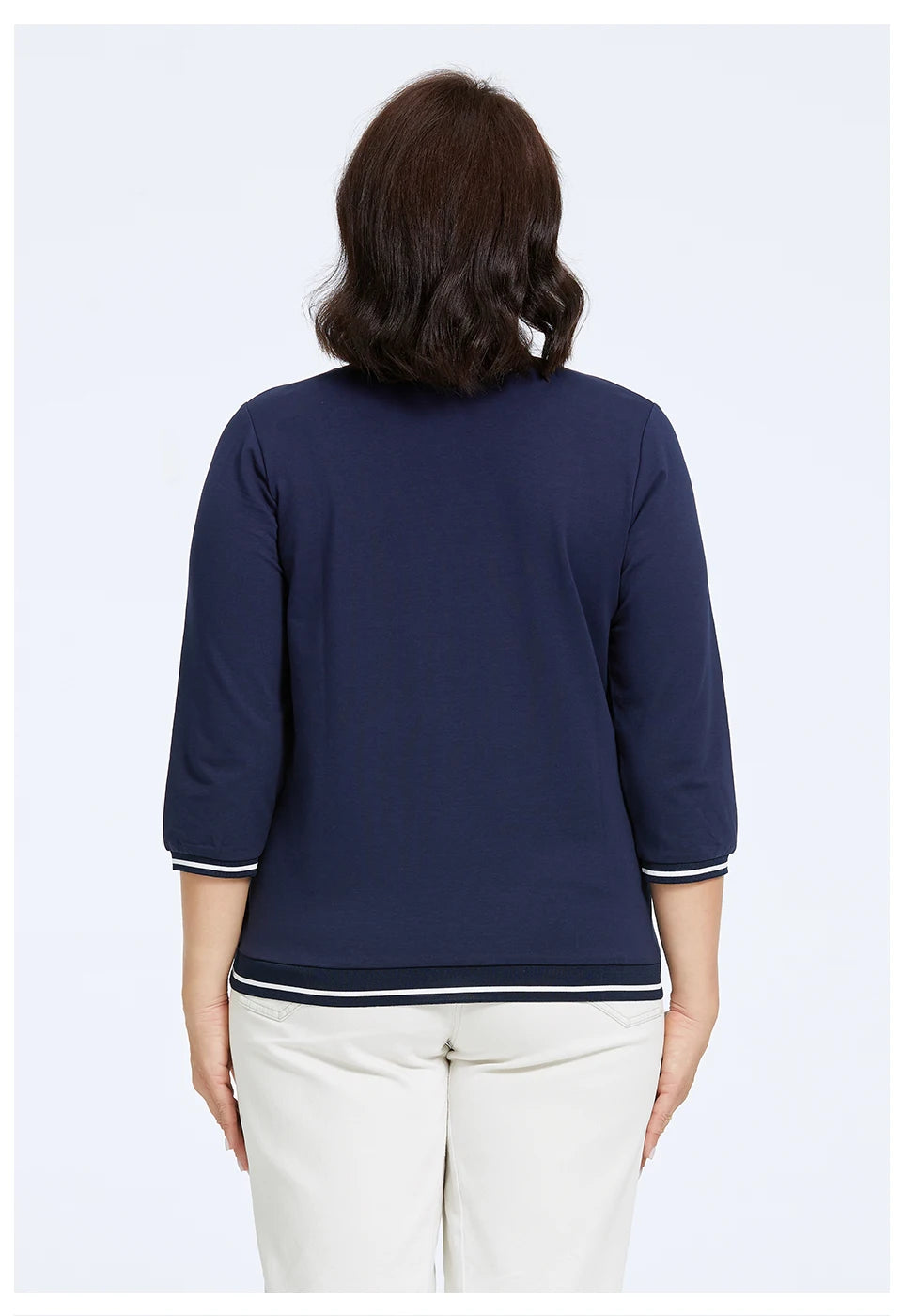 Women's Oversized V-Neck Knitted Jumper with Graffiti Print Detail