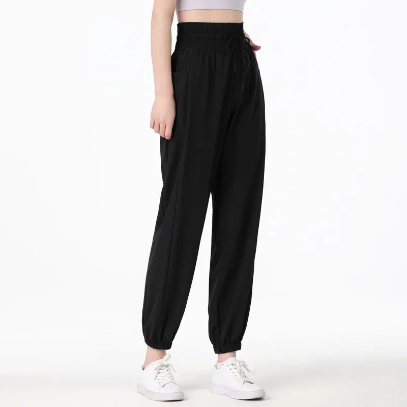 Women's High Waist Jogger Running Pants