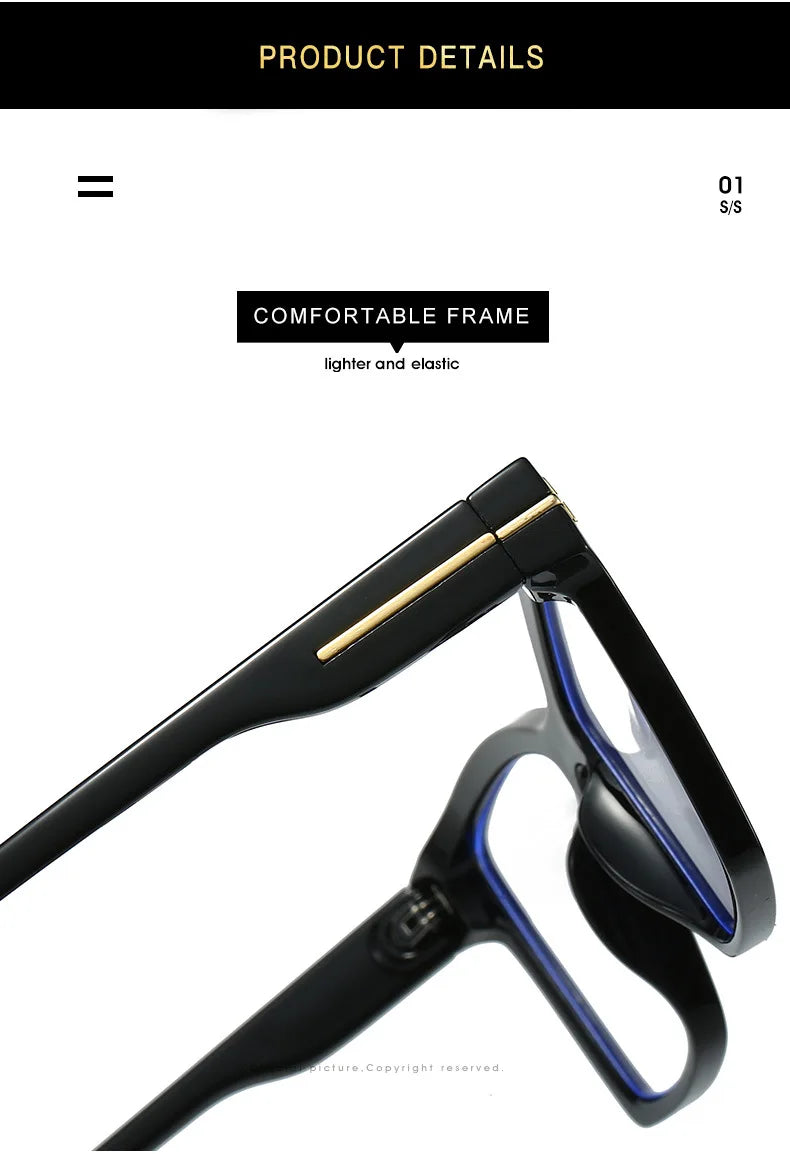 Anti Blue Light Cat Eye Glasses - Fashionable Retro Eyeglass Frame