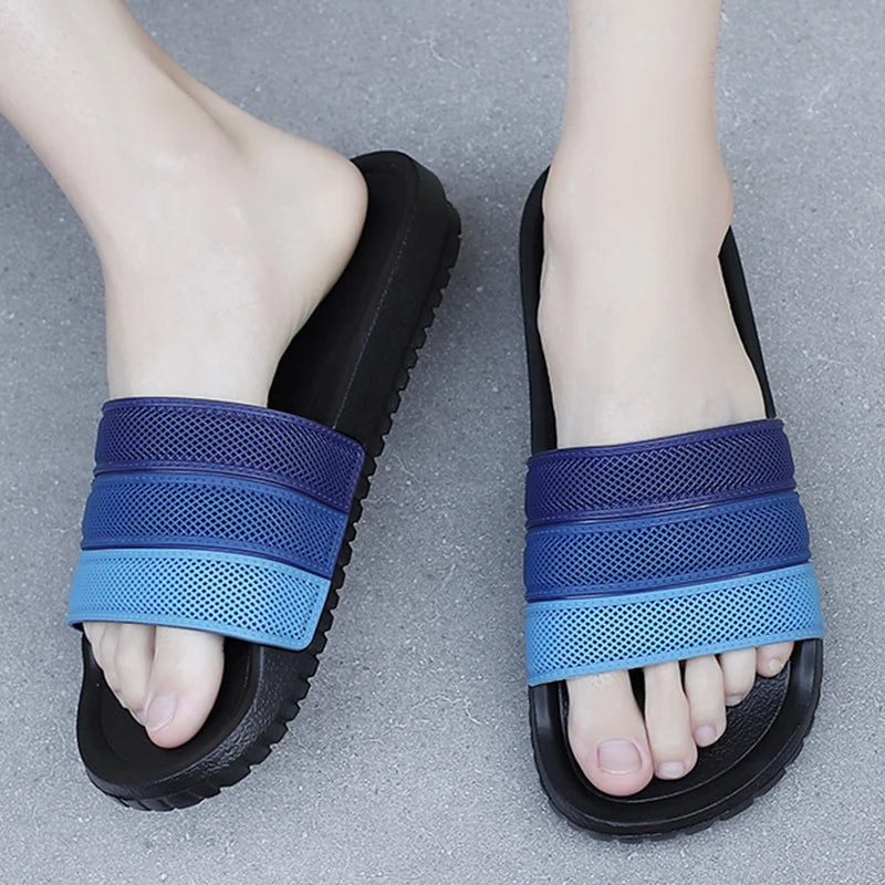 Men's Summer Gradient Design Sandals Slippers