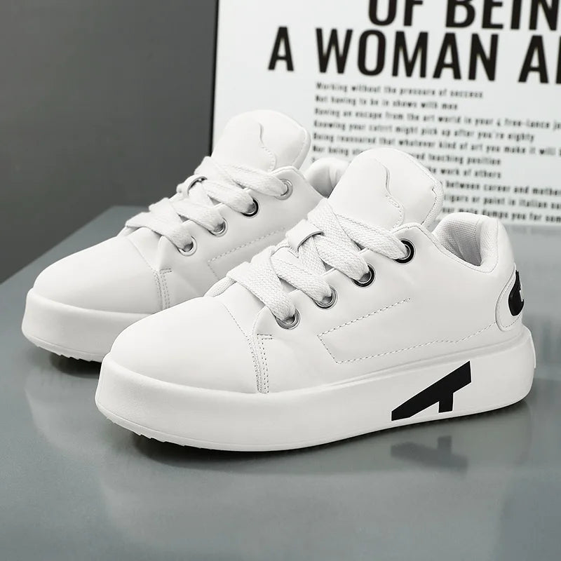 Autumn Men Casual Sneakers Trend Platform Street Style Lace Up Vulcanized Sneakers