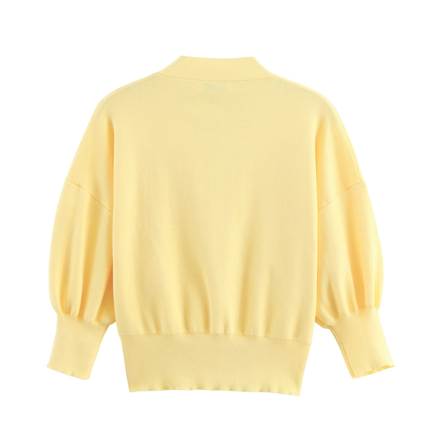 Floral Button Knitted Cardigan