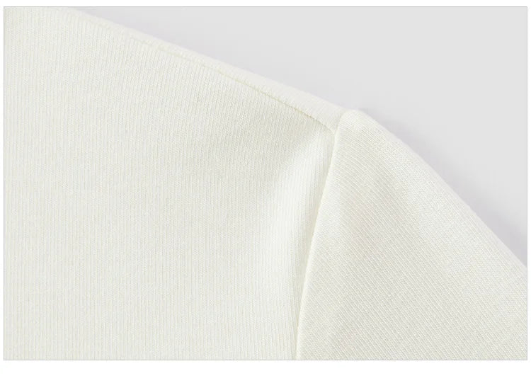 Long Sleeve Solid Color Lettuce Edge Slim Fit Ruffle Hem Top