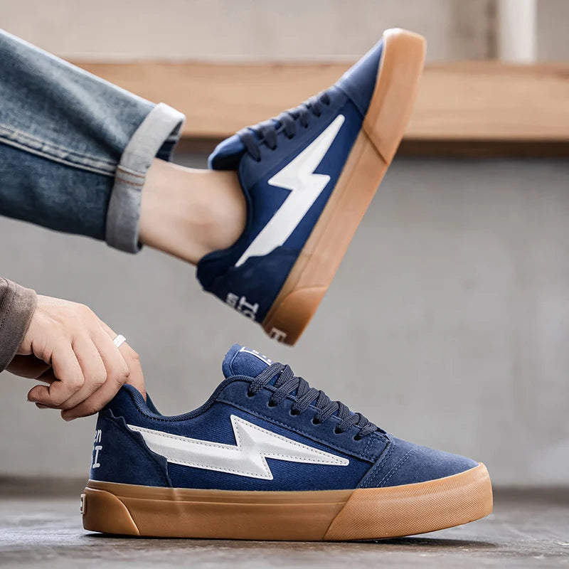 Lightning Design Sneakers - Men's High Performance Running & Basketball Trainers