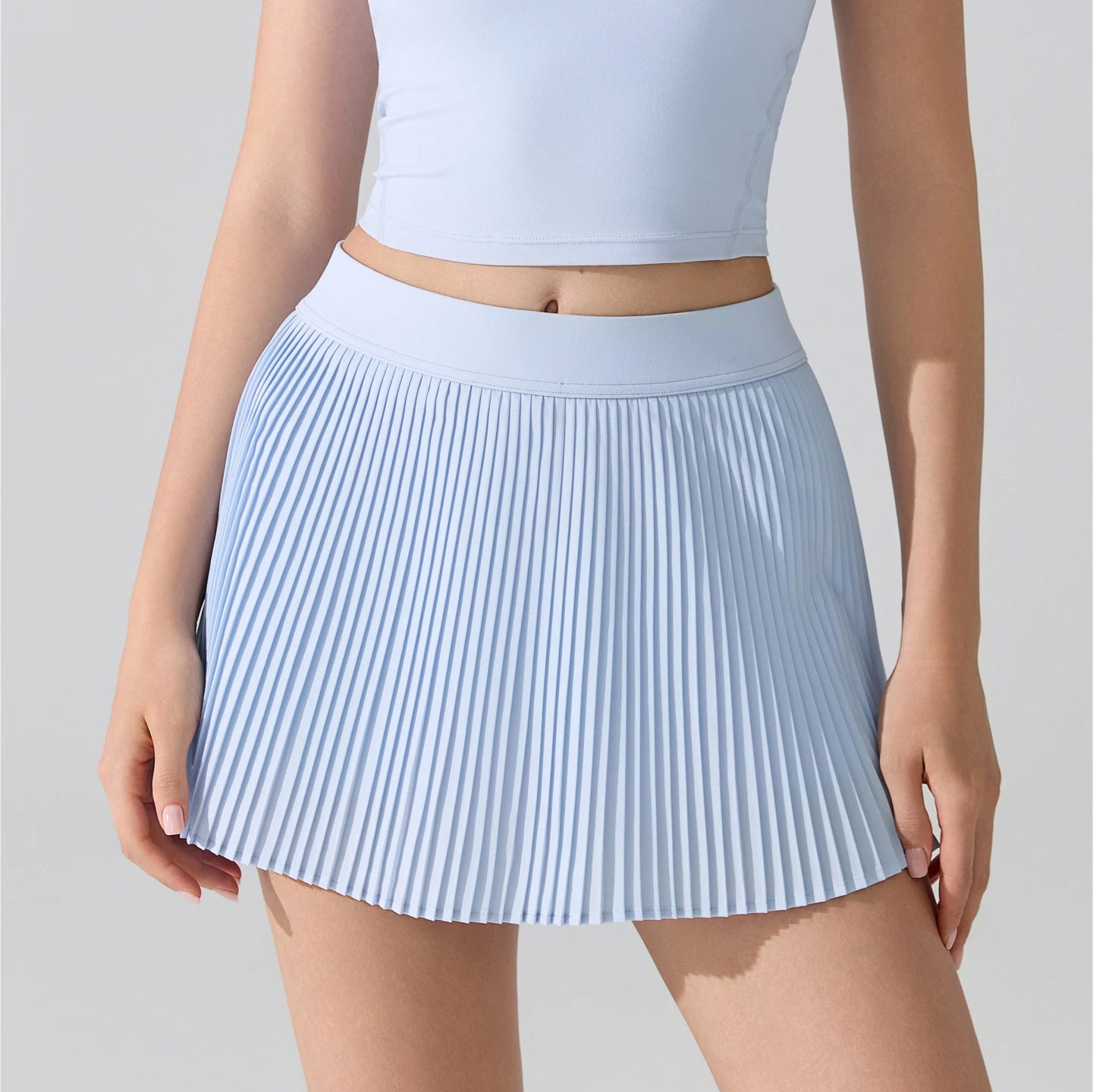 Women's Tennis Skirt with Pockets - 2-in-1 Athletic Skort for Sports