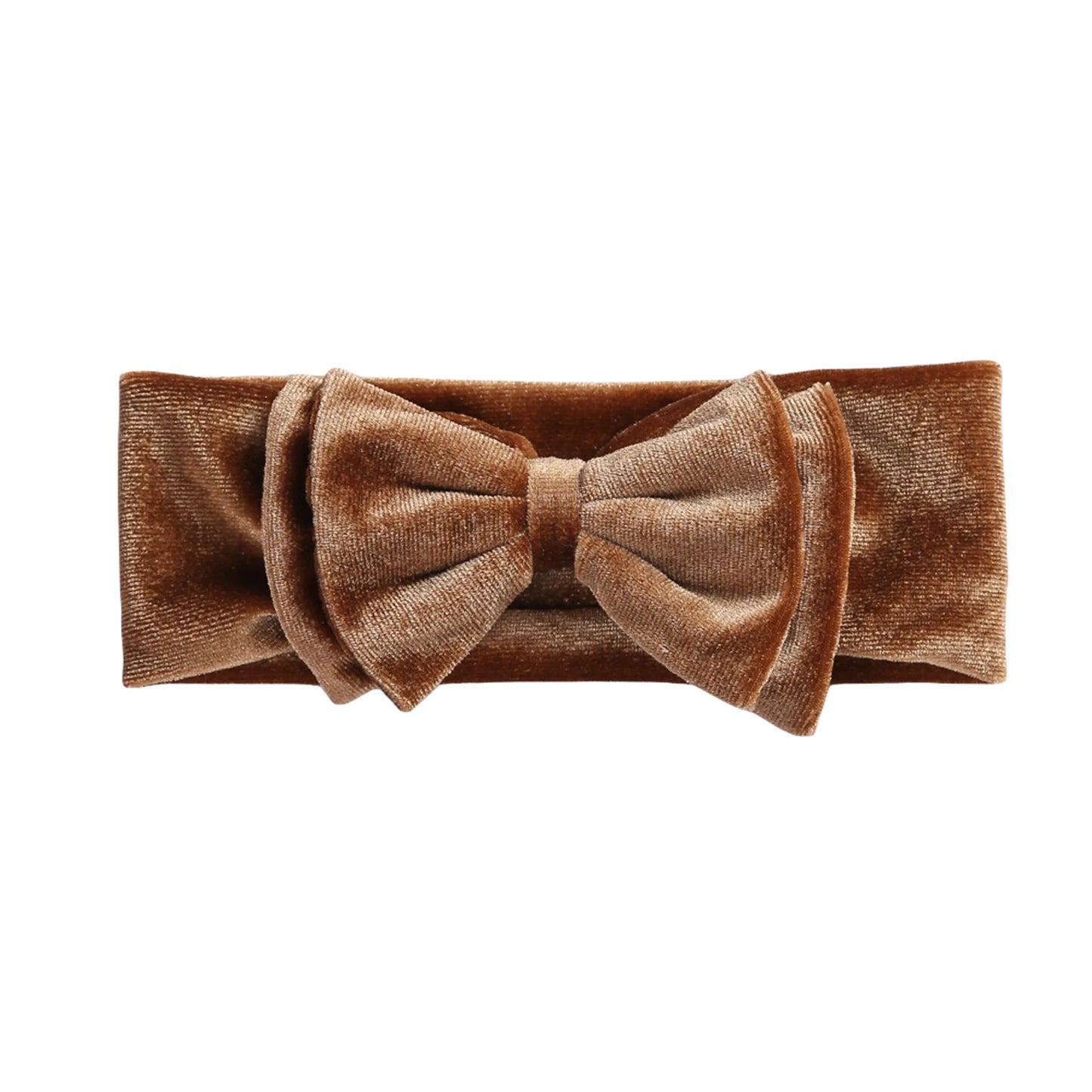 Toddler Baby Girls Bow Headbands Soft Stretchy Velvet Hairbands Hair Accessories