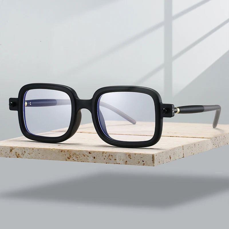 Vintage Square Blue Light Blocking Glasses - Trendy Optical Frames
