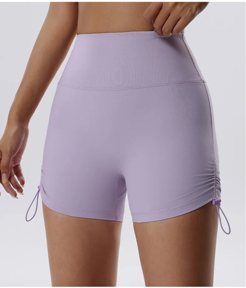 Women's Running High Waist Gym Yoga Breathable Quick Dry Workout Sportswear Shorts