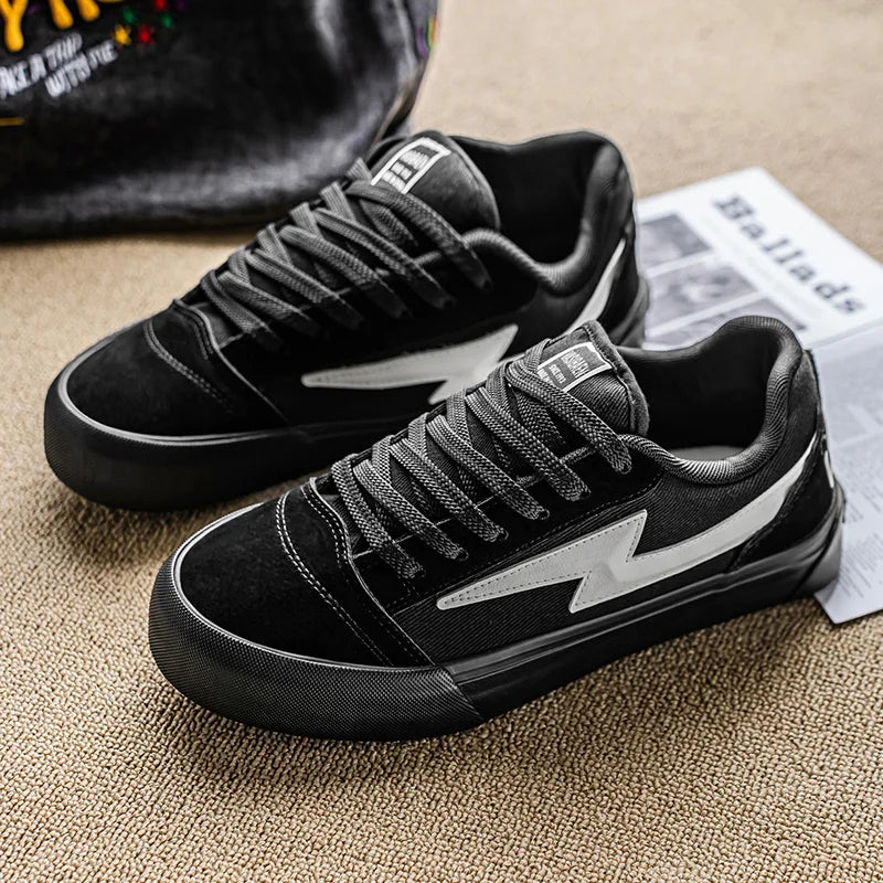 Lightning Design Sneakers - Men's High Performance Running & Basketball Trainers