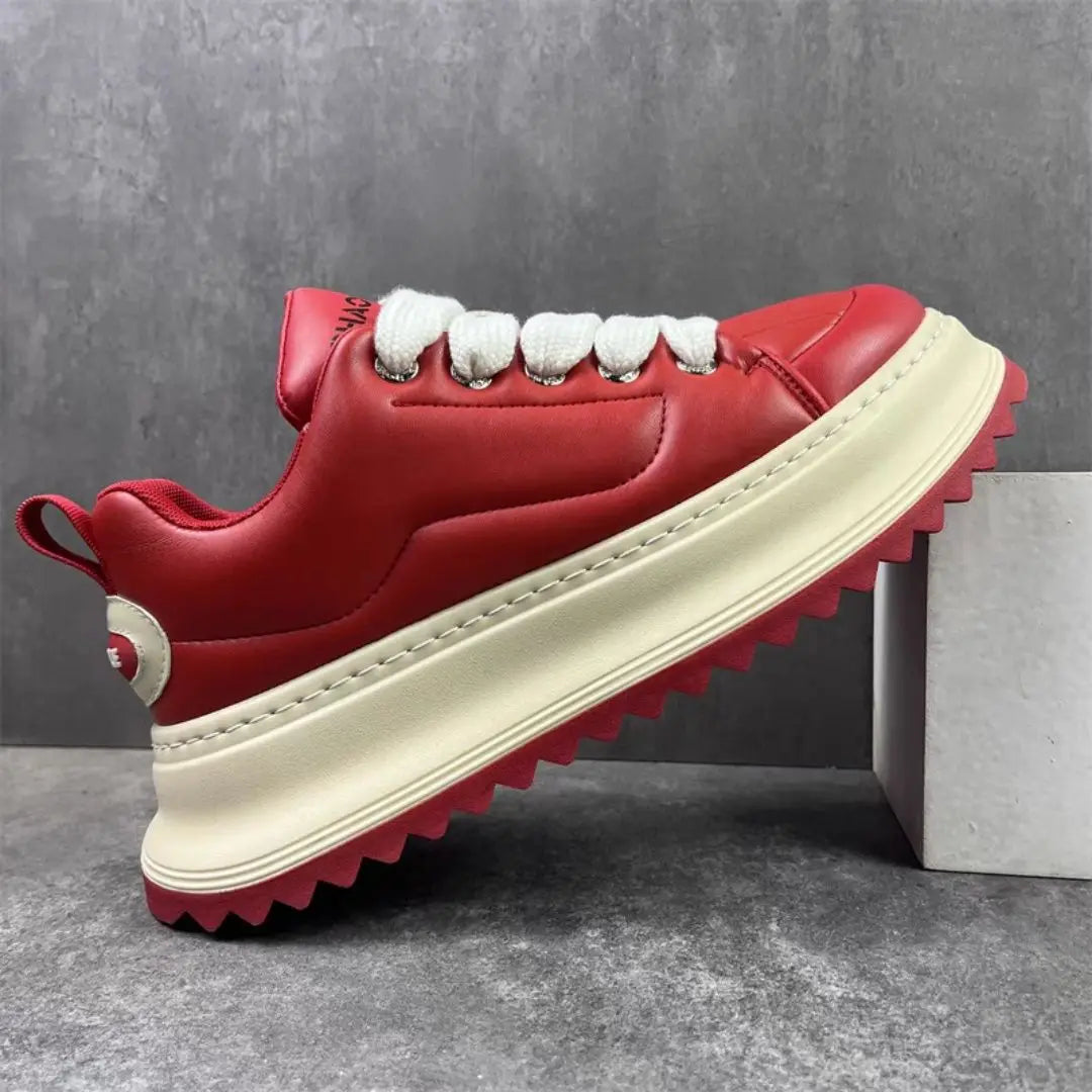 Men's Casual Platform Skateboard Sports Shoes Lace Up Sneakers