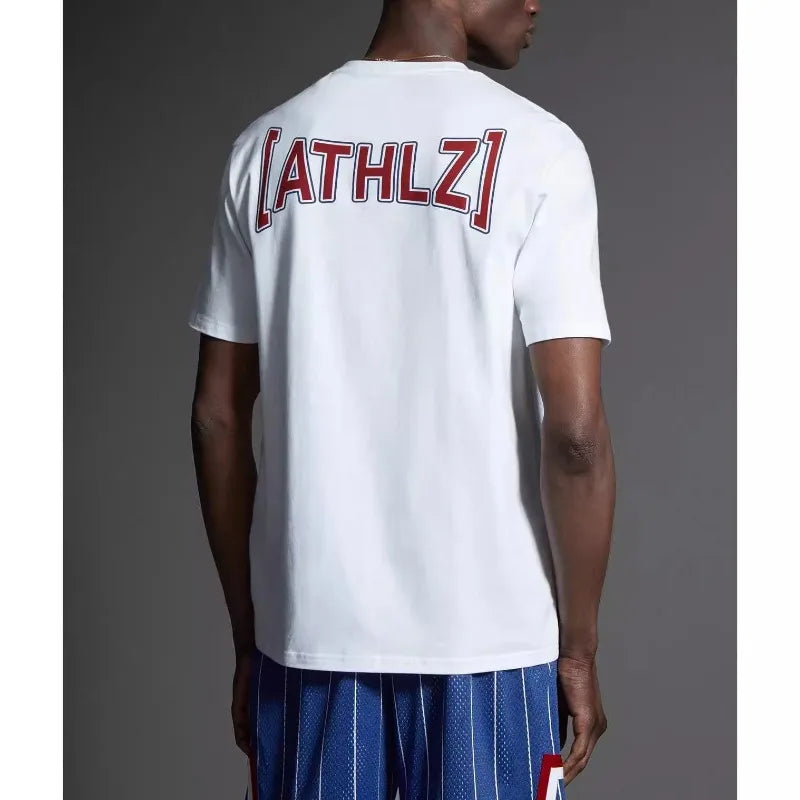 Men's Basketball Print Cotton T-Shirt