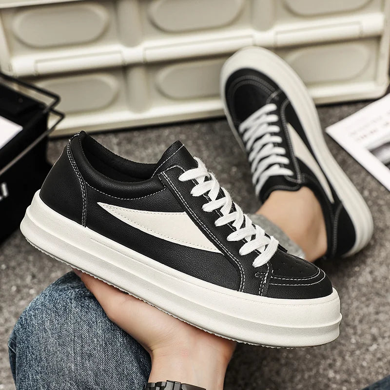 Men's Casual Sneakers - Personalized Design Skateboard Running Trainers