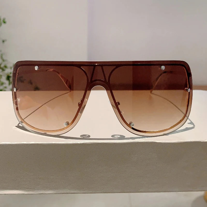 Unisex Pilot Trends Retro Metal Decor Sunglasses