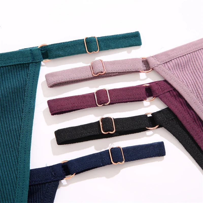 Women's Cotton Thong Underwear 3-Pack