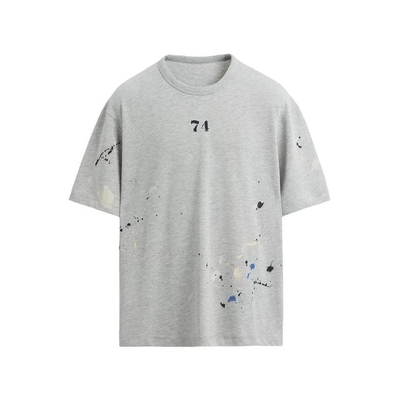 Men's Summer American Street Print Short Sleeve T-Shirt