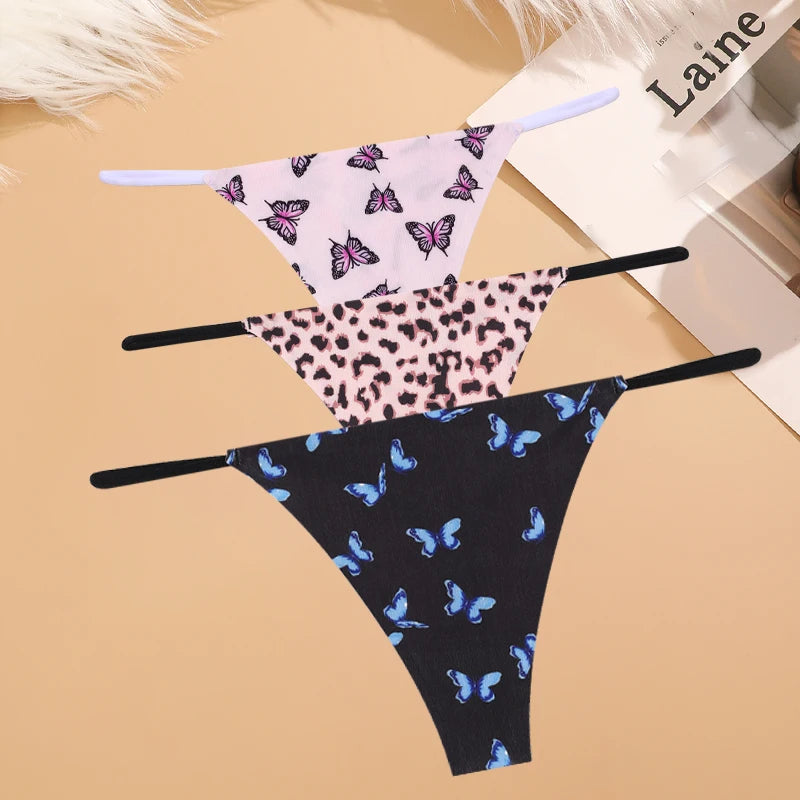 Women's Seamless Silk Thong 3-Pack