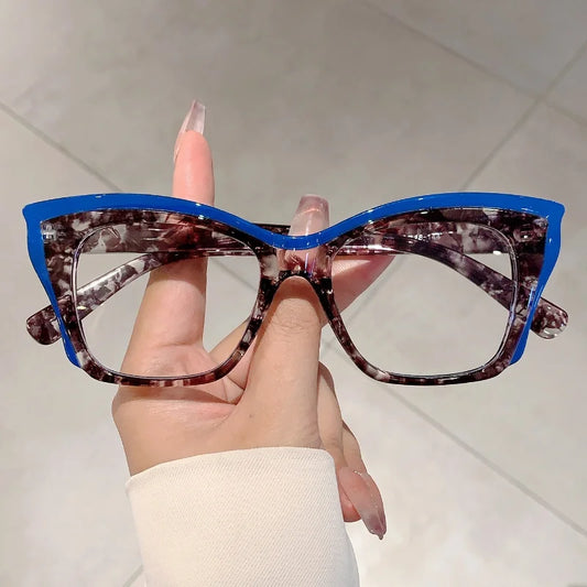 Women's Cat Eye Blue Light Blocking Glasses - Vintage Oversized Eyewear