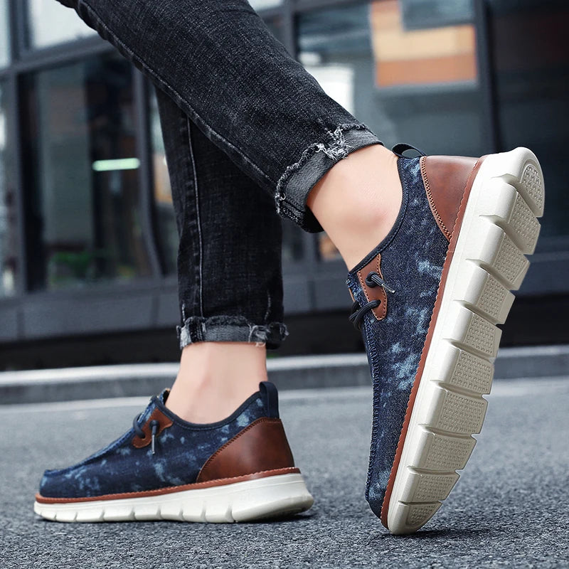 Men's Casual  Slip-on Canvas Flat Loafer Shoes