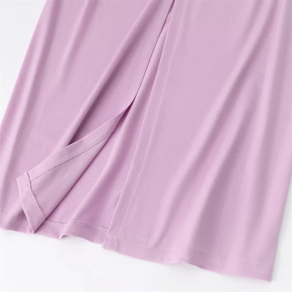 Pleated Maxi Dress