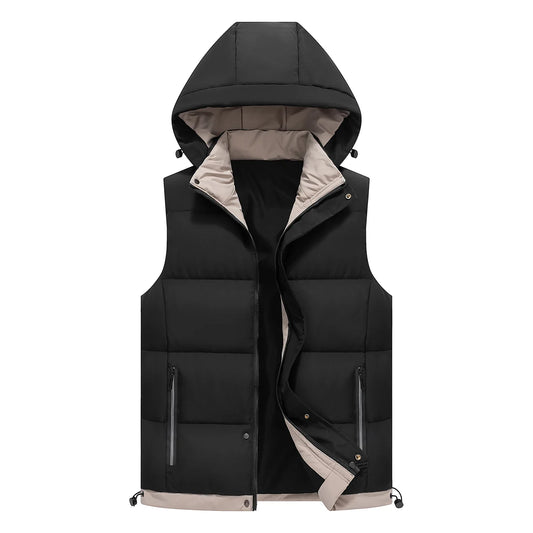 Men's Hooded Vest Jacket