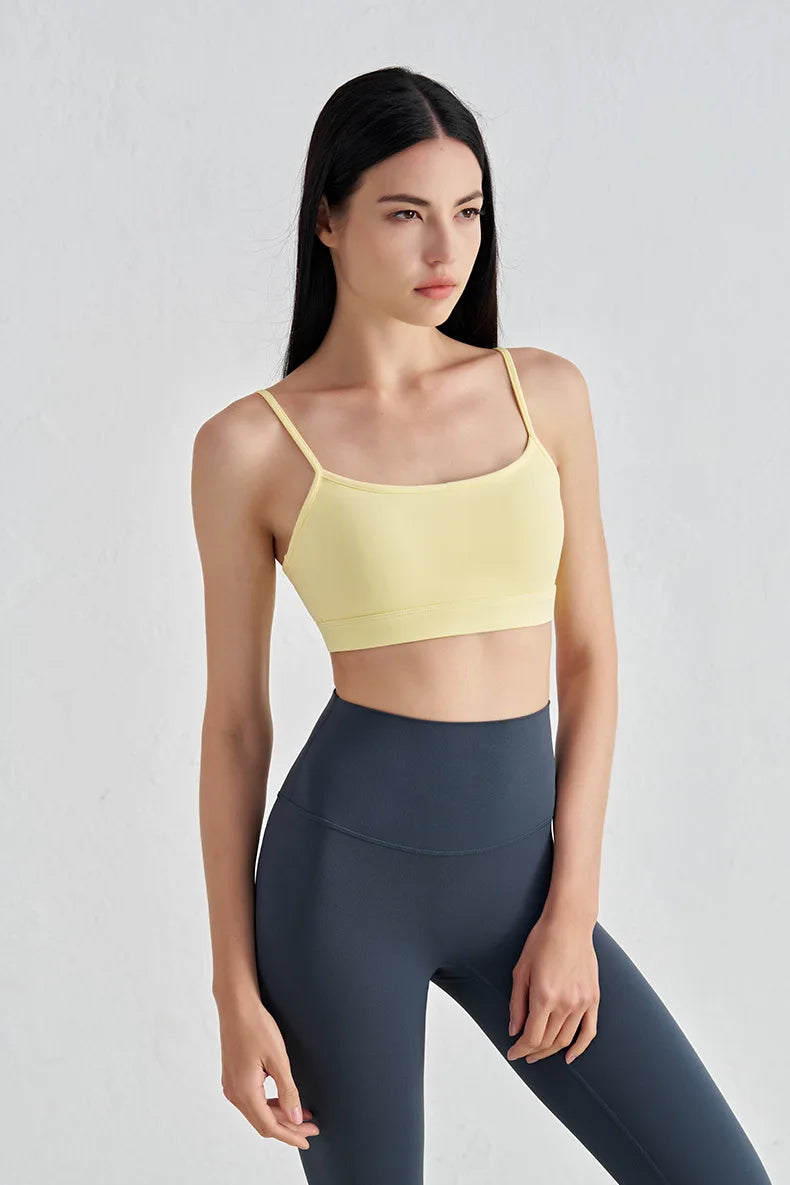 Kitten Ears Yoga Bra Top - Removable Pads & Adjustable Straps