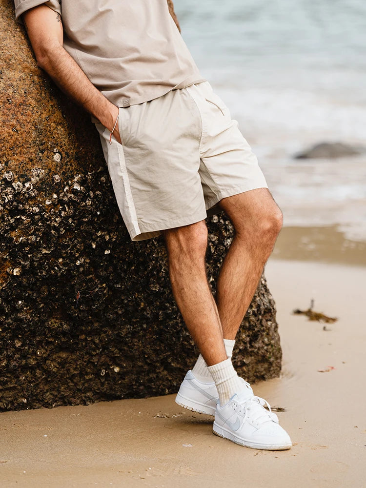 Men's  Thin Contrast Colour Shorts