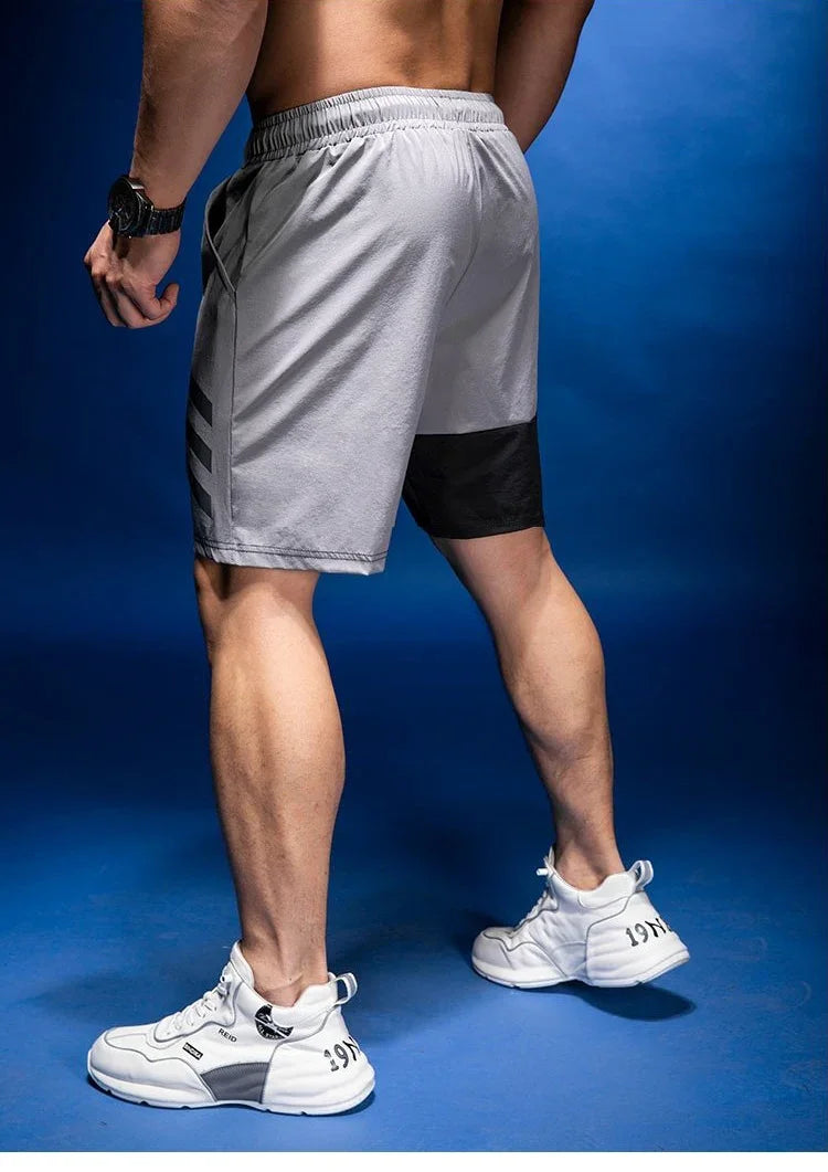Men's Sports Fitness Quick-dry Basketball Workout Training Breathable Shorts