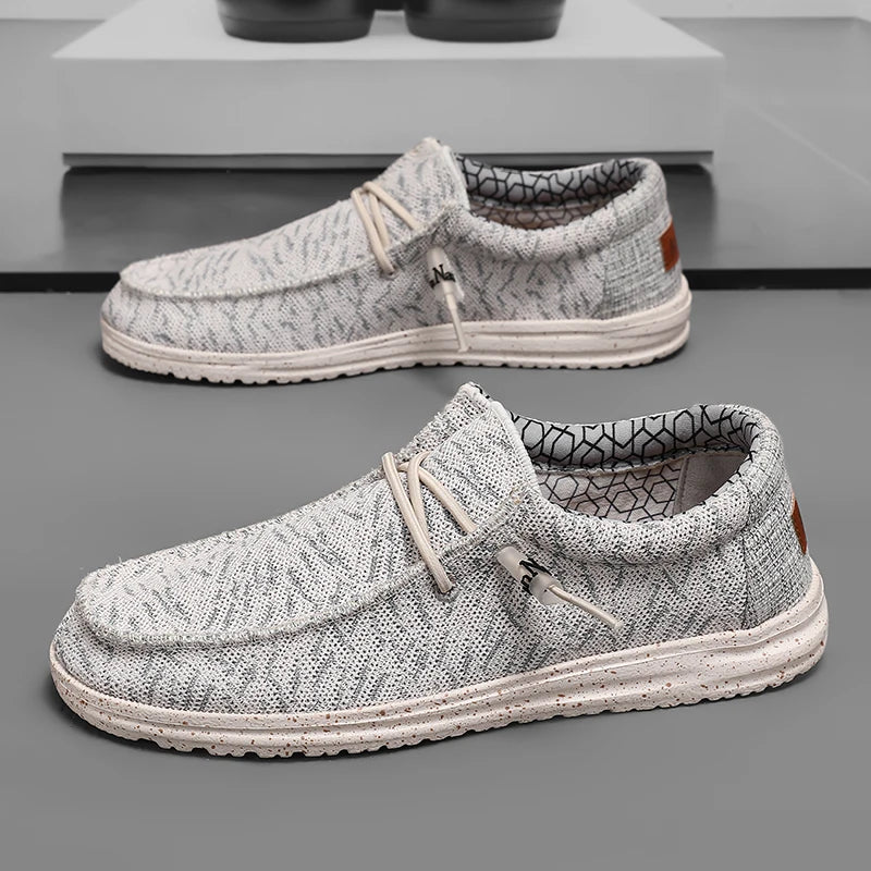 Men's Slip-On Casual Sneakers - Breathable Skateboard Loafers