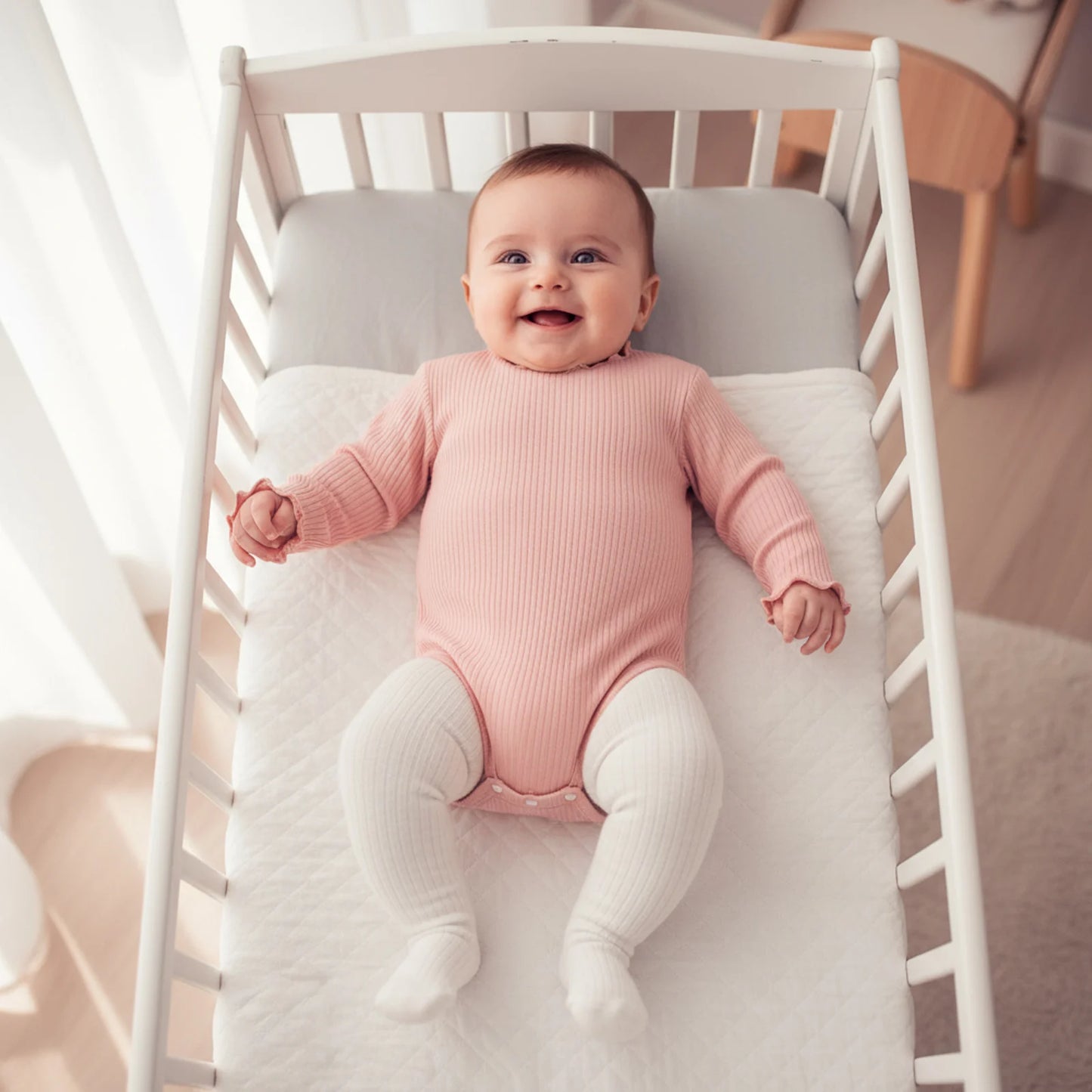 Baby Fall Winter Knit Romper - Soft Solid Colour Long Sleeve Round Neck Jumpsuit