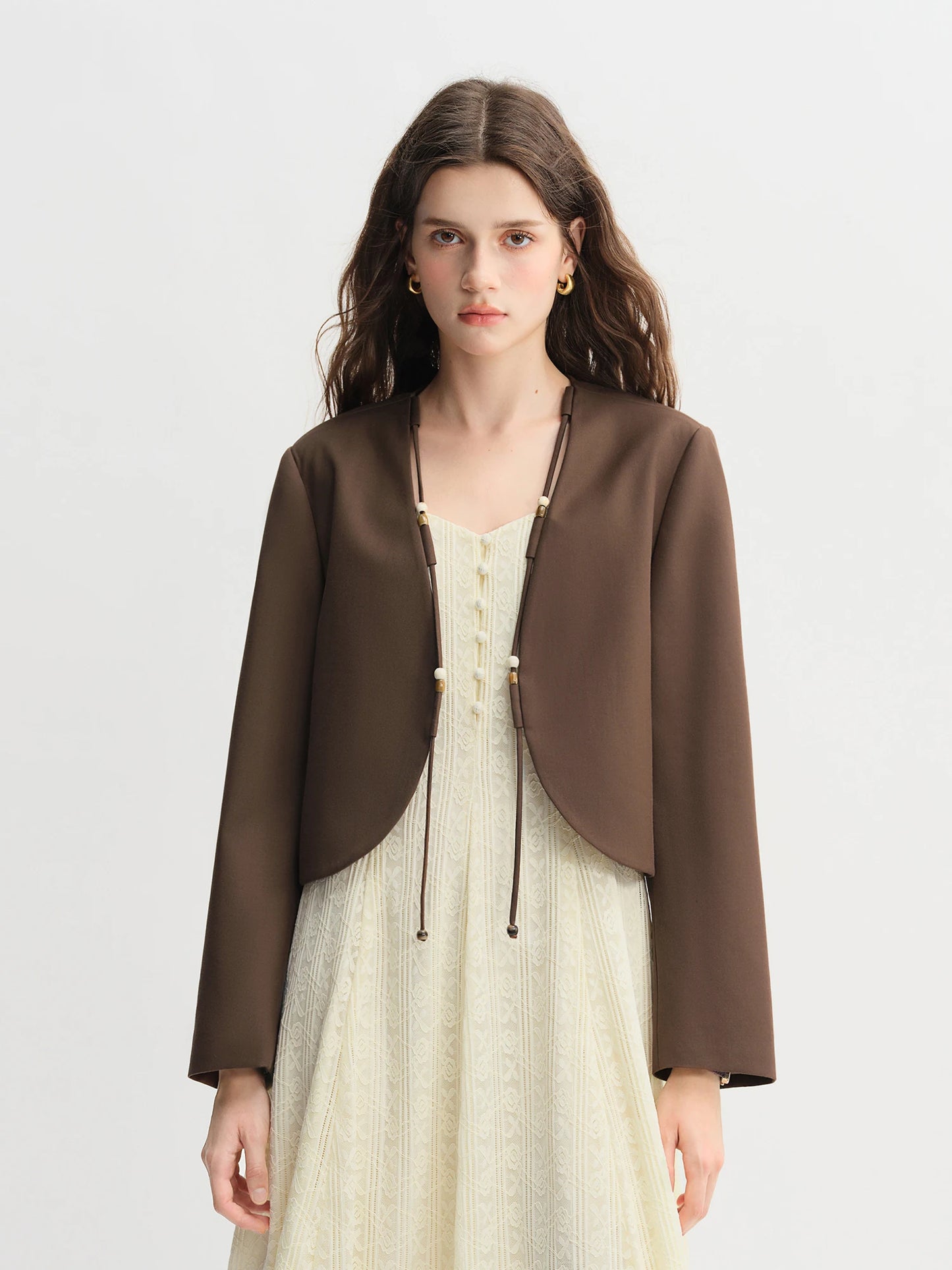 Women's Autumn Long Sleeve Shirt & A-Line Skirt Outfit