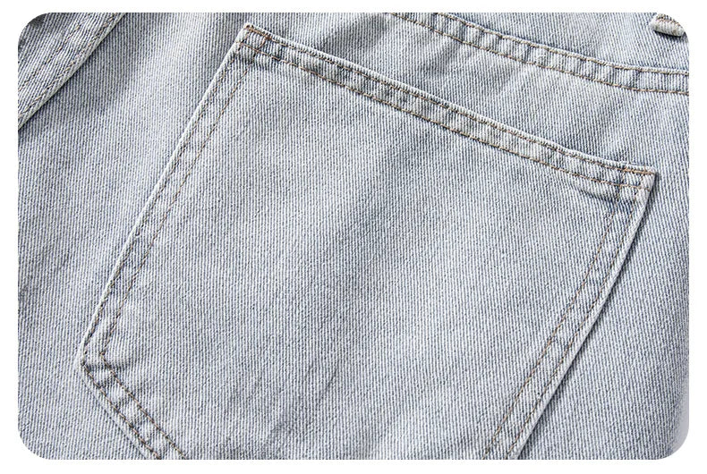 Men's Distressed Denim Shorts - Straight Fit