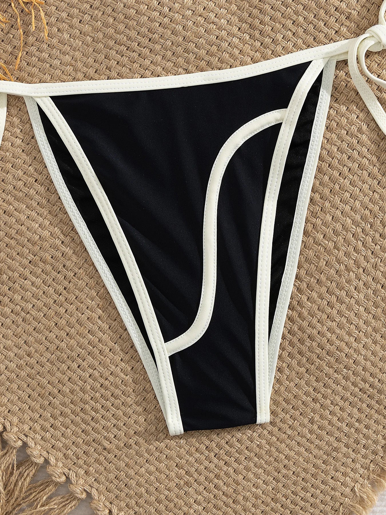 Women's 3 Pcs Bikini with Skirt Halter Women Patchwork Swimwear Set