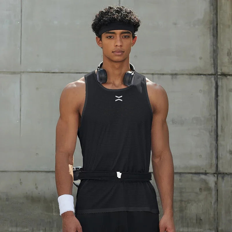 Men's Summer Sleeveless Tank Top Sportswear Gym Sports Vest