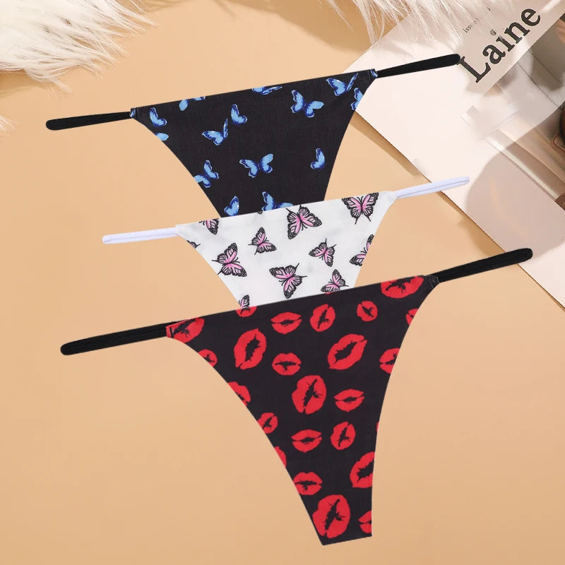 Women's Seamless Silk Thong 3-Pack