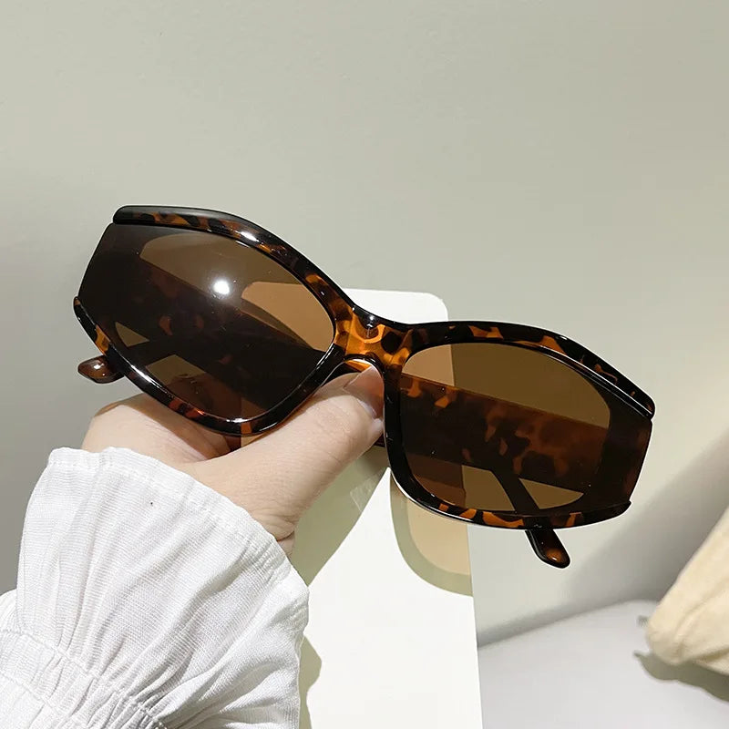 Fashion Large Frame Sunglasses - Colorful UV400 Protection for Women & Men