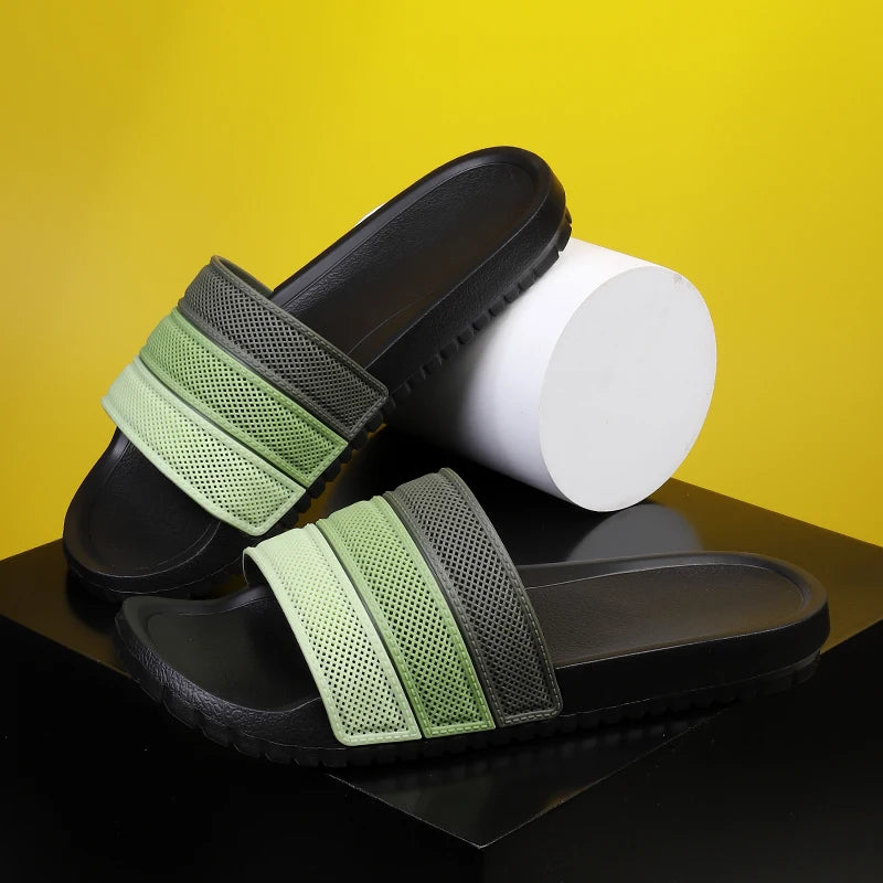 Men's Summer Gradient Design Sandals Slippers
