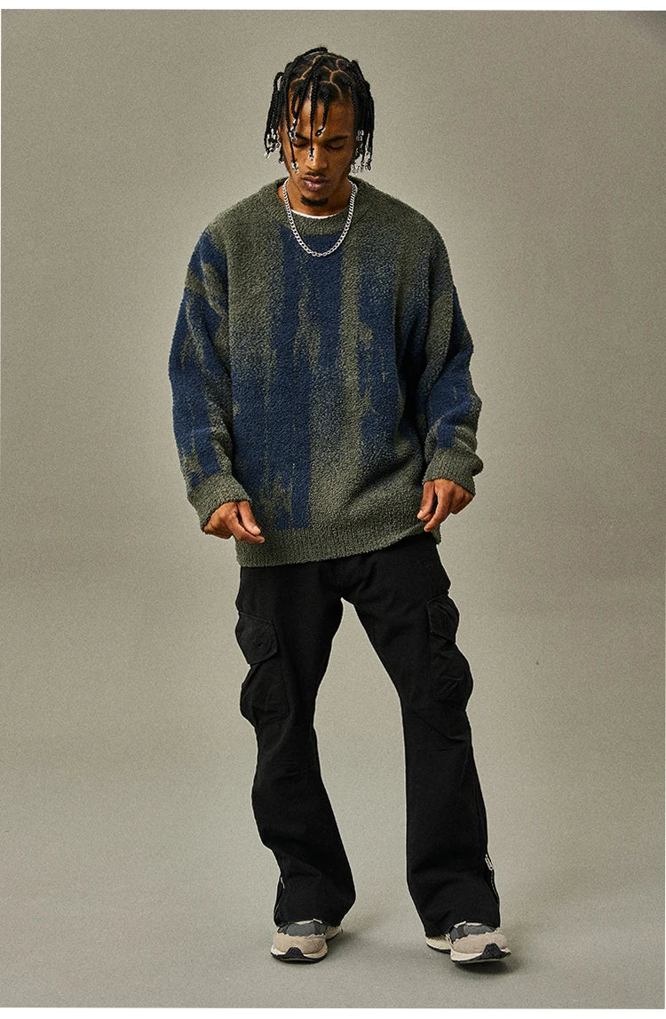 Men's Gothic Vintage Pullover Sweater