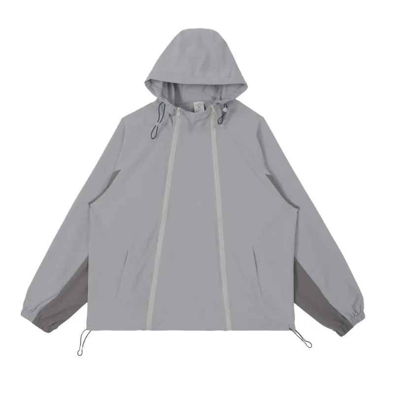 Men's Breathable Sports Jacket & Pants - Double Zipper Sunscreen