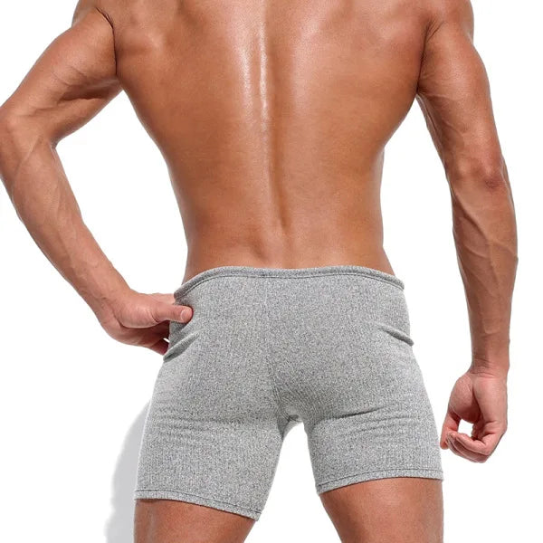 Men's Casual Shorts Breathable Drawstring Board Fitness Shorts