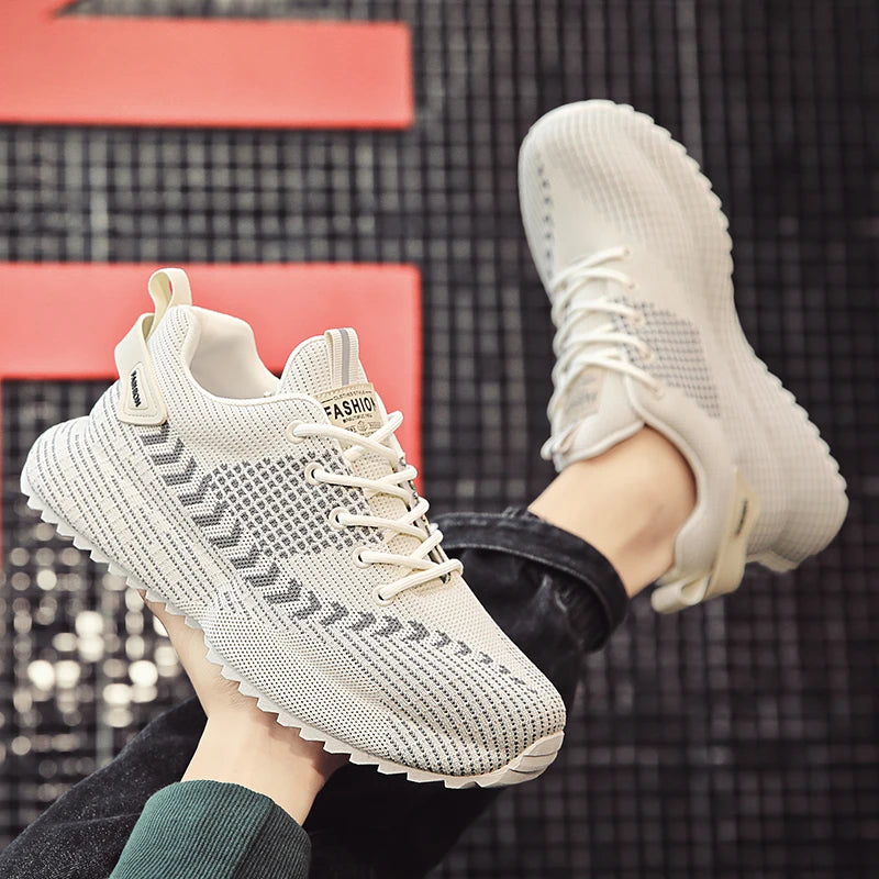 Men's Casual Platform Sports Shoes Breathable Sneakers
